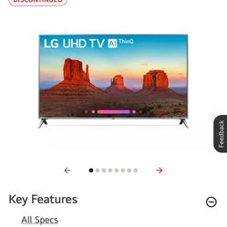 4K HDR Smart LED UHD TV w/ Al ThinQ® - 55"