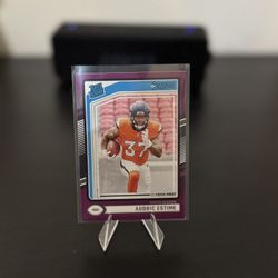 2024 Panini Donruss Audric Estime Card Number 335