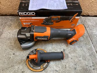 RIDGID 18V Brushless 4-1/2 in. Paddle Switch Angle Grinder (Tool Only)