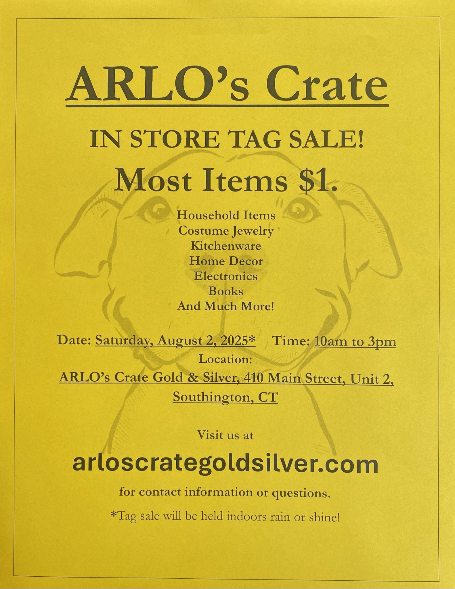 Tag Sale