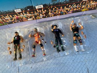 WWE Elite Action Figure Set : Monday Night War Set of 4 ( Guerrero , Steiner , Road Dog , Billy Gun )