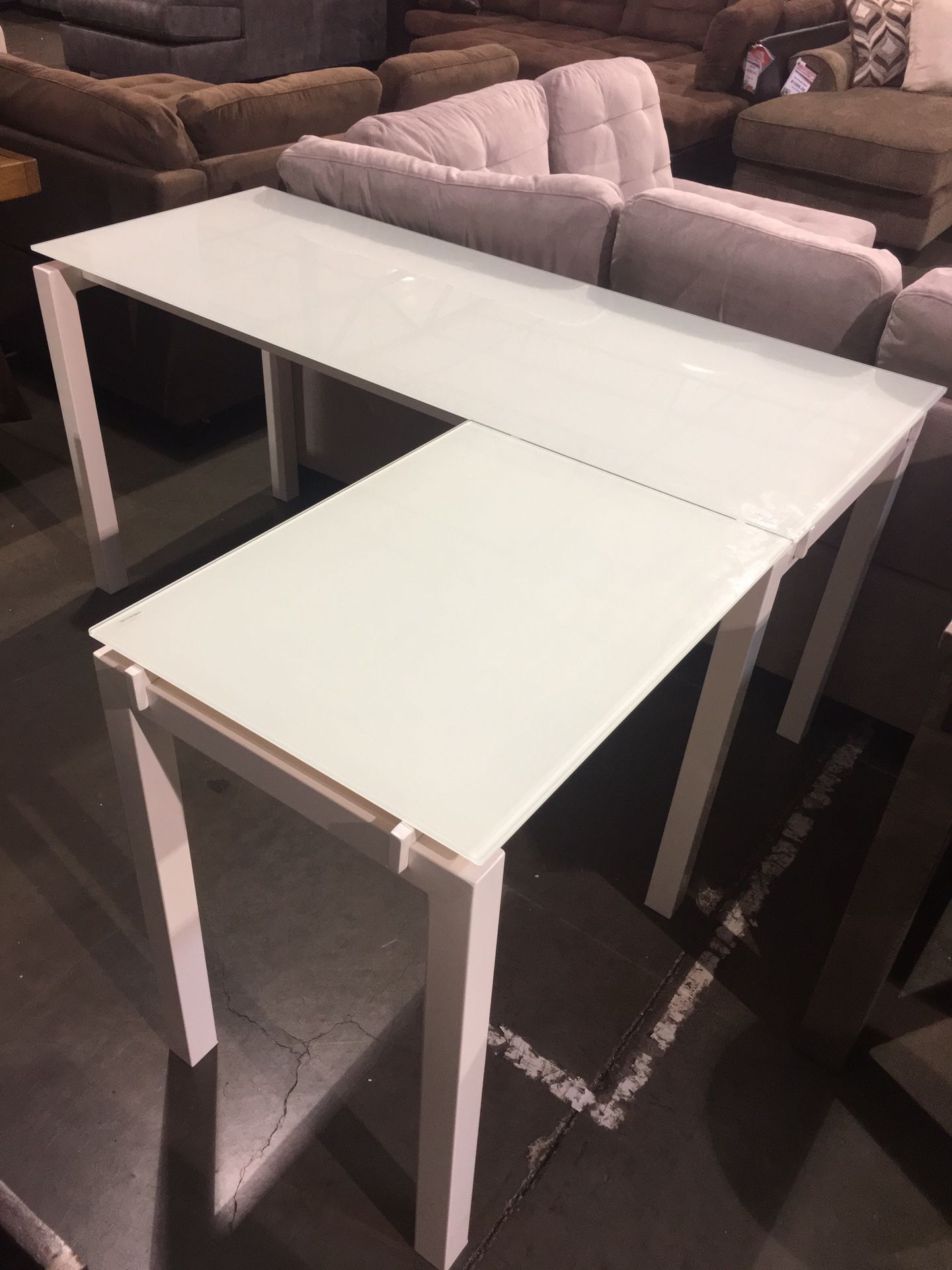 White Office L-Desk Sale