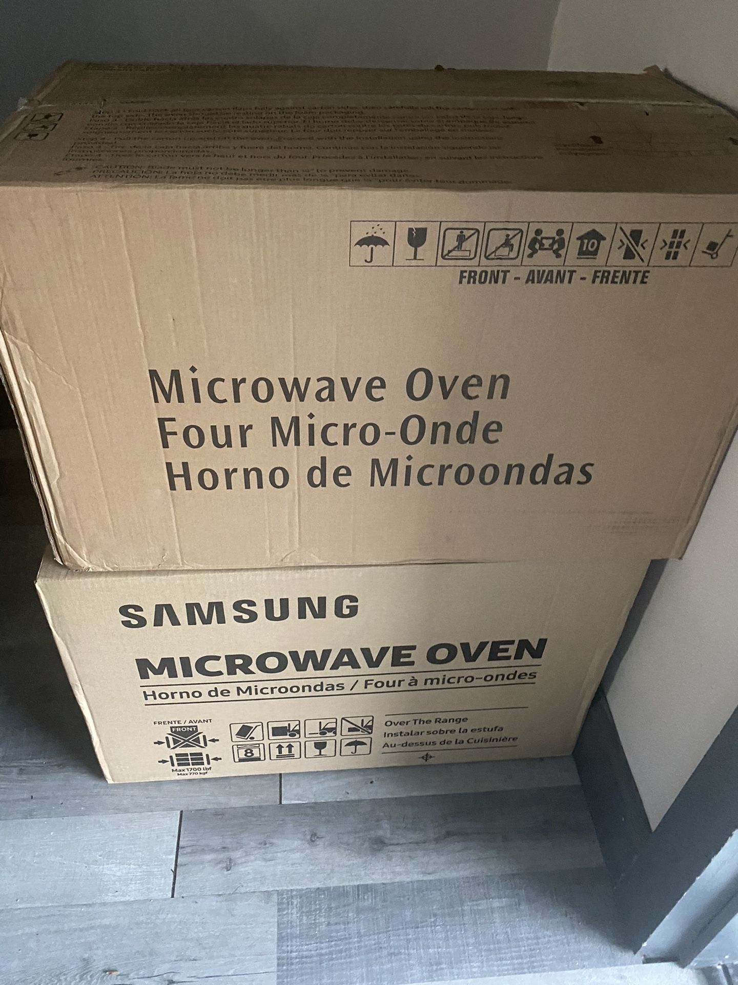Over The Range Stainless Steel Microwaves
