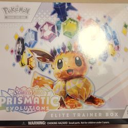 Pokemon Prismatic Elite Trainer Box & Tech Sticker