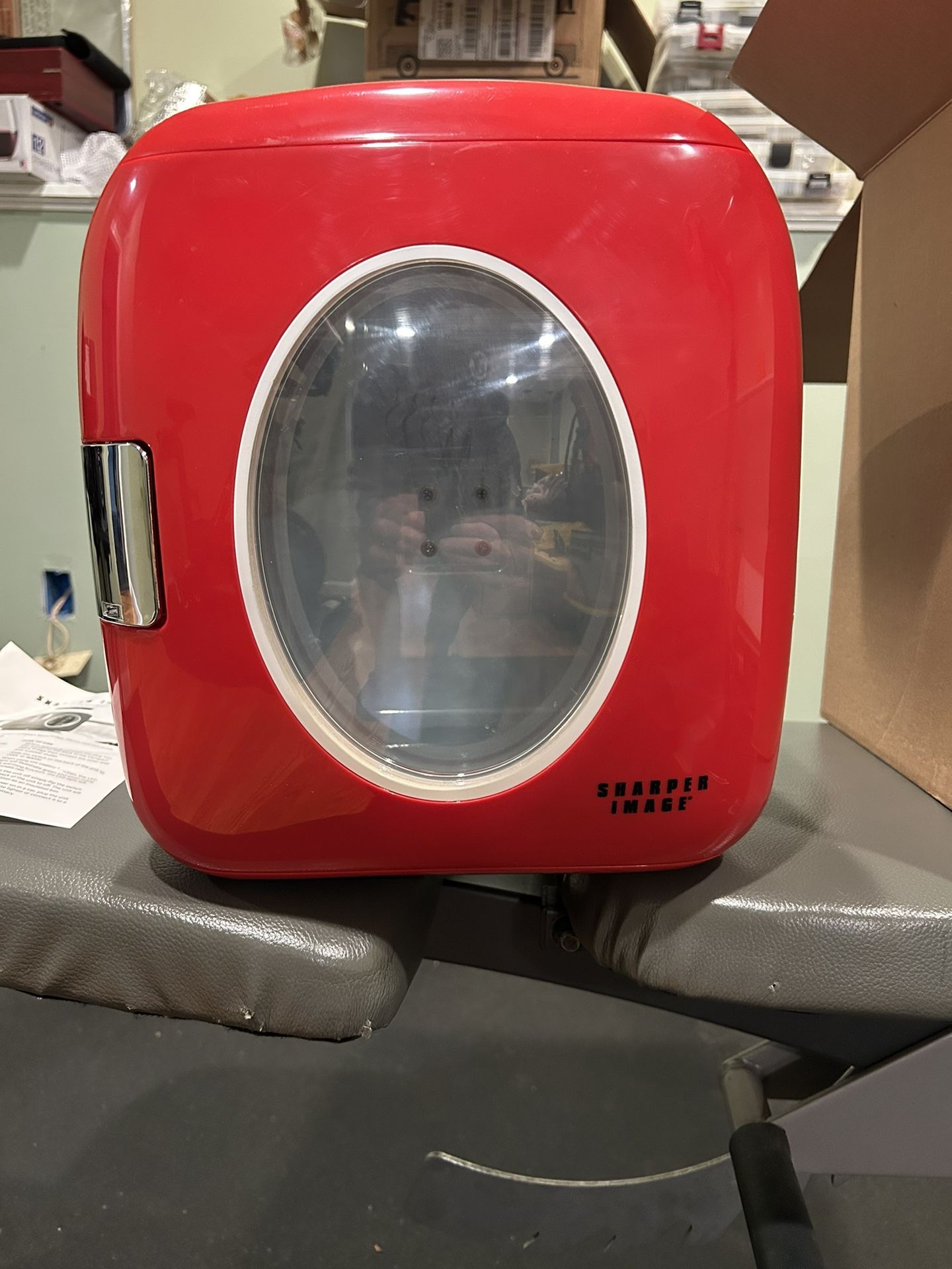 Sharper Image Compact Retro Fridge