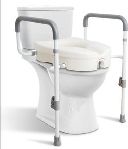 Brand New WeHwupe Raised Toilet Seat with Handles – $60