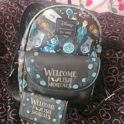The Haunted Manison  Mini Backpack