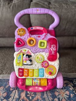 VTech Sit-to-Stand Learning Walker (Pink/Purple)