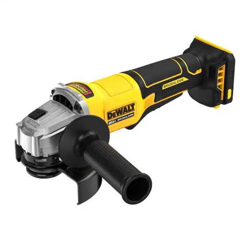 DEWALT 4.5-in 20-volt max Paddle Switch Brushless Cordless Angle grinder DCG408B