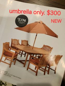 Umbrella/Parasol New - $300
