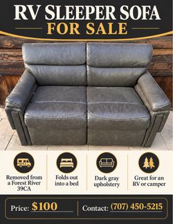 RV Sleeper Sofa / Couch / Loveseat