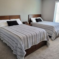 Ashley Furniture Bedroom Set With Two Full Size Beds