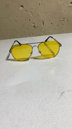 Night Vision Aviator Driving Eyeglasses  145mm Full Rim