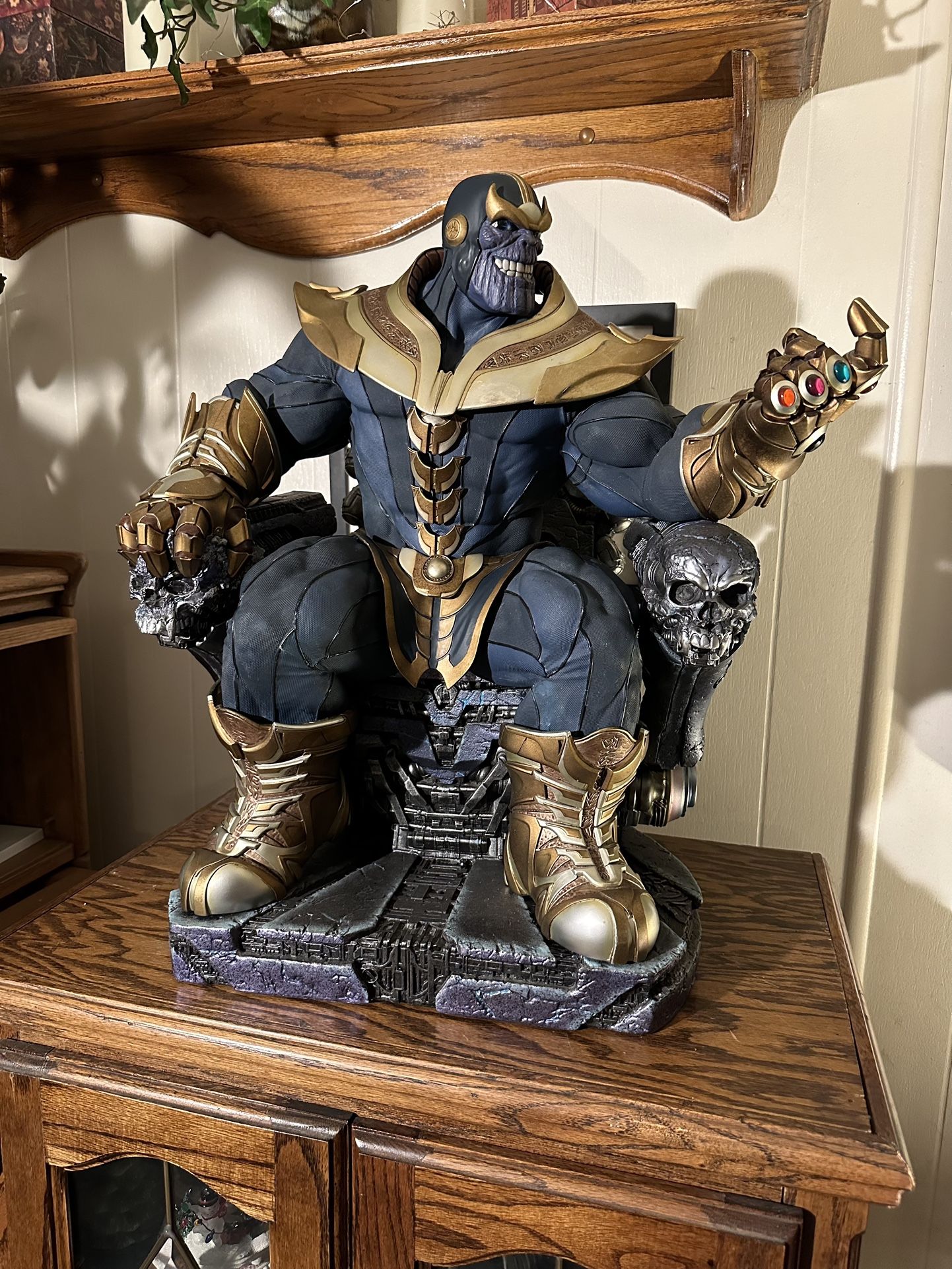 Thanos On Throne By Sideshow Collectibles