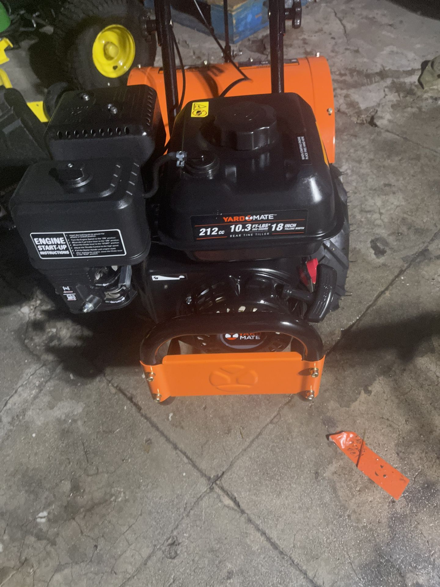 YARDMATE 18 in. 212 cc Gas Rear Tine Tiller