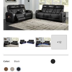 Half The Regular Price Boyington Leather Power Sofa And Loveseat By Ashley 