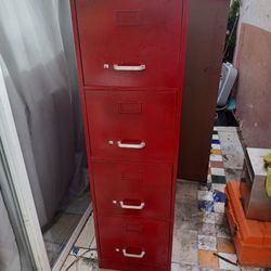 4 DRAWER FILE. CABINET..52x15x 27 DEEP...!!!