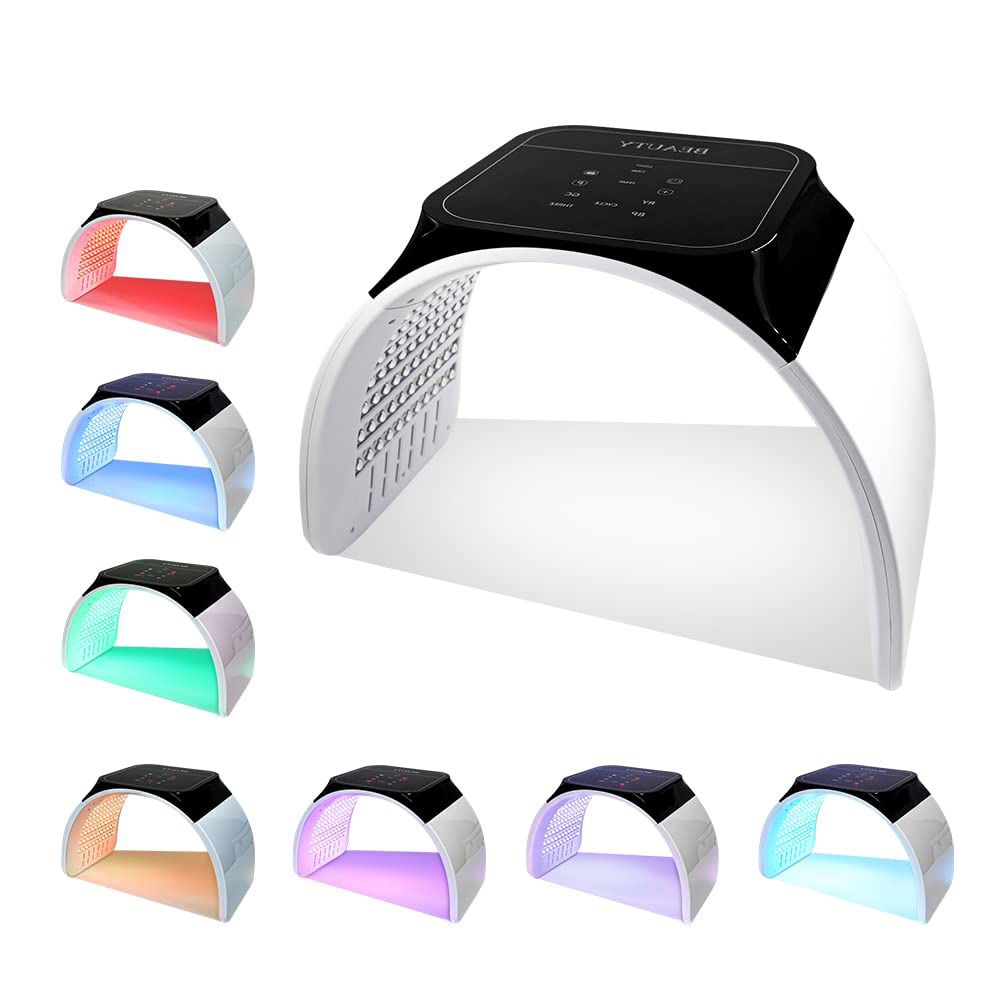 LED Face Mask Light 7 in 1 Color SPA Facial Equipment LED Light Facial Body Beauty Machine for Skin Care at Home