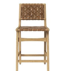  counter height barstool brown natur