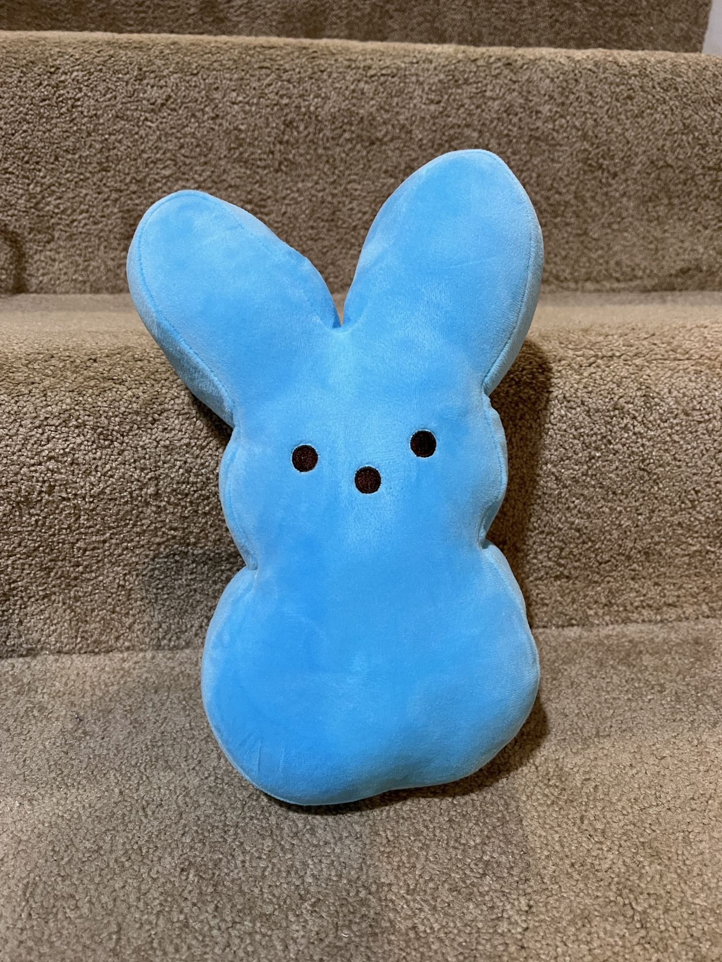 Peeps Large Blue Plush Peep Stuffed Animal 11” Easter Peep Plush Bunny
