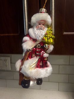 Vintage Santa Ornament
