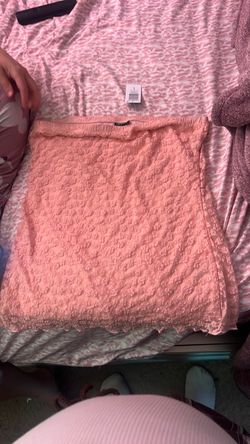 Lace tube top silver pink size 0 torrid Lace tube top silver pink size 0 torrid