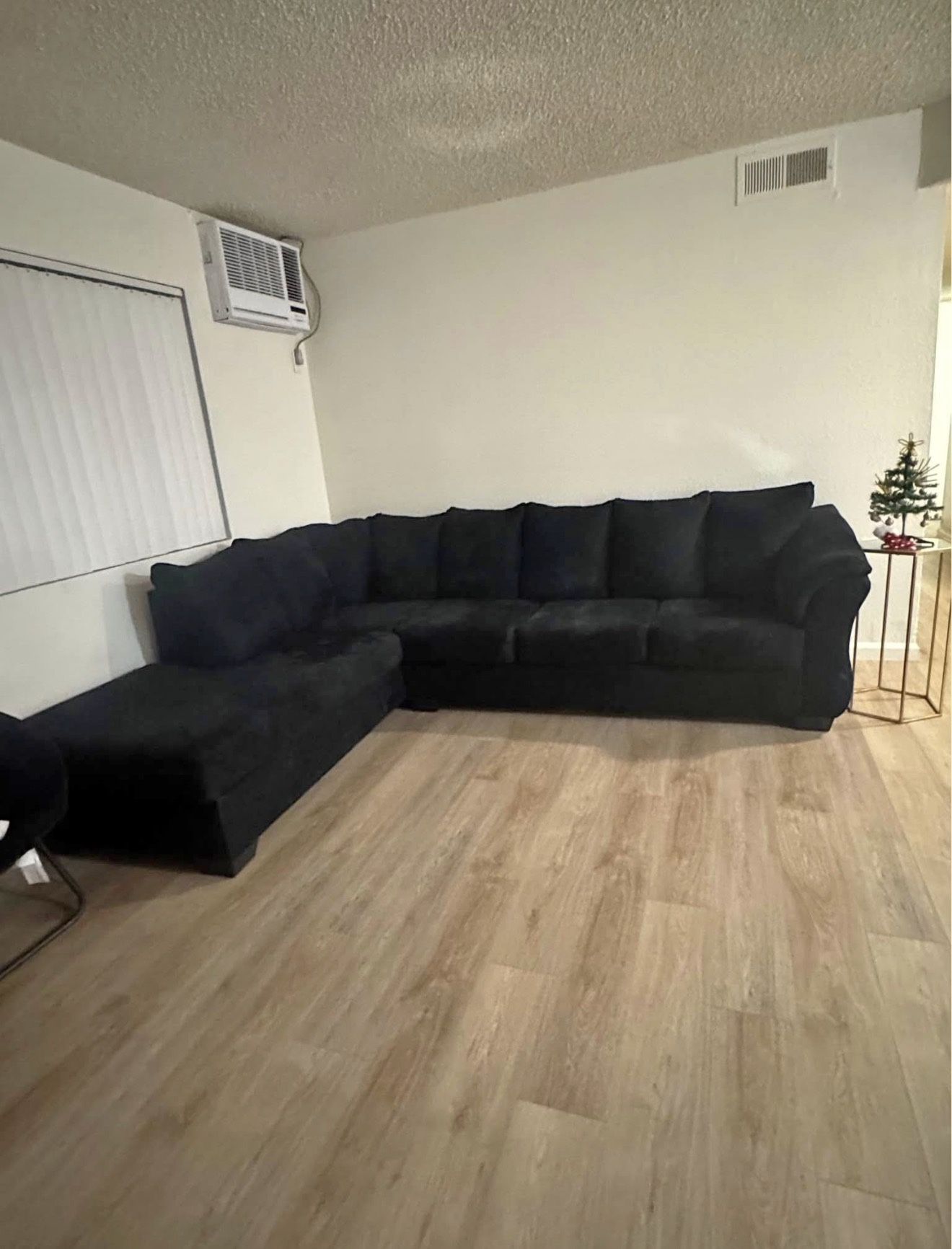 Large Black Couch