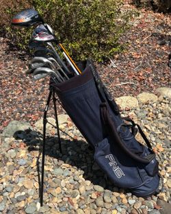 PING EYE2 golf set (G10 Driver+ 4w+3hybrid+4i-pw+gw+ PING putter+stand bag)