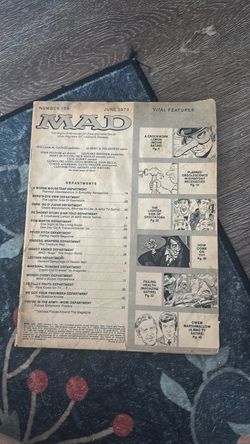 MAD magazines.