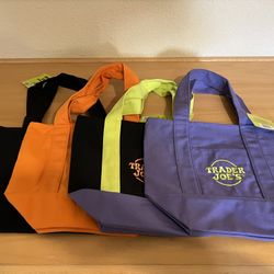 Trader Joe's Halloween Mini Tote Bag NEW Can Trade