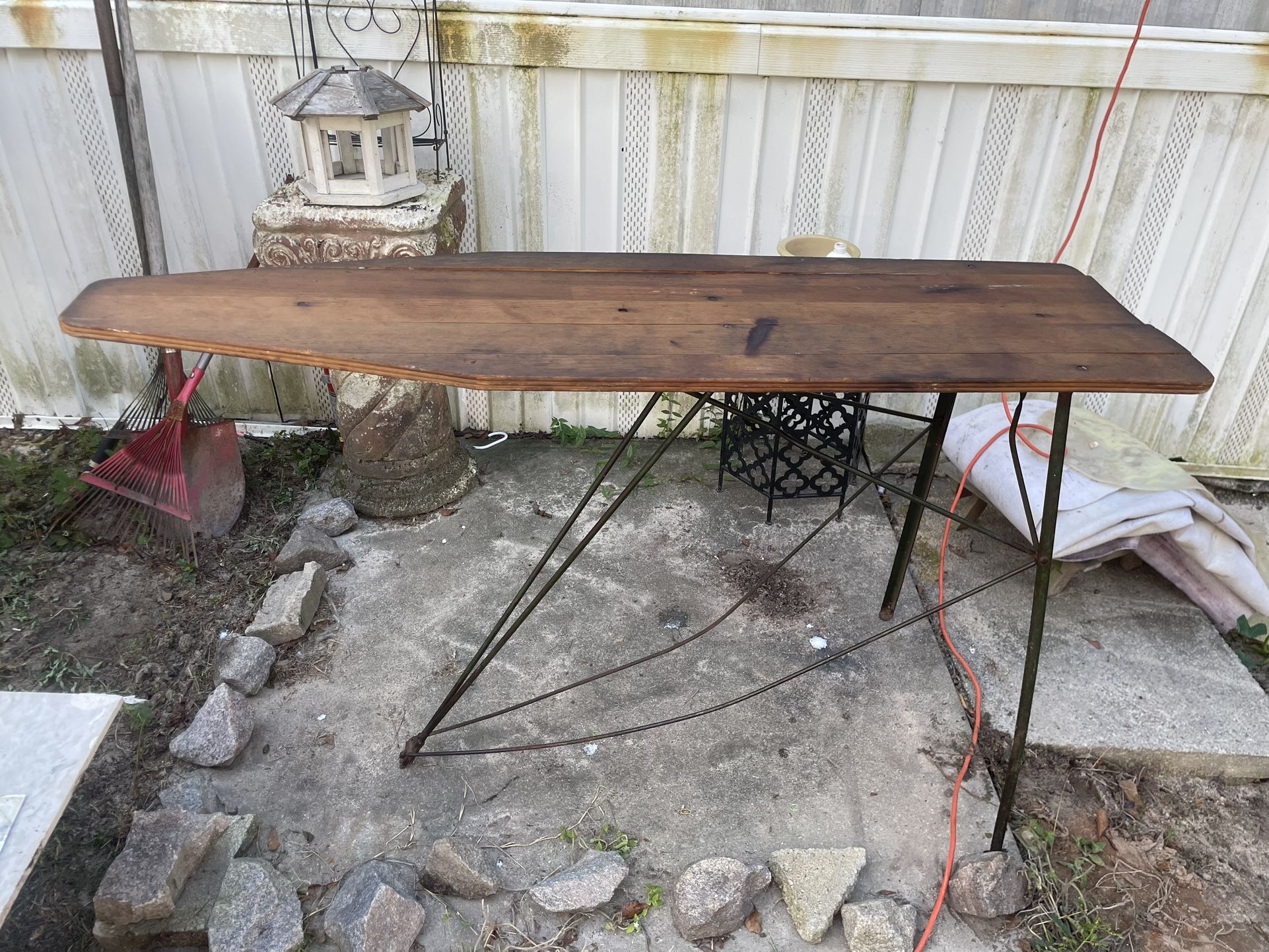 Antique Wooden Ironing Board