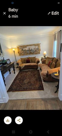Sofa and love seat