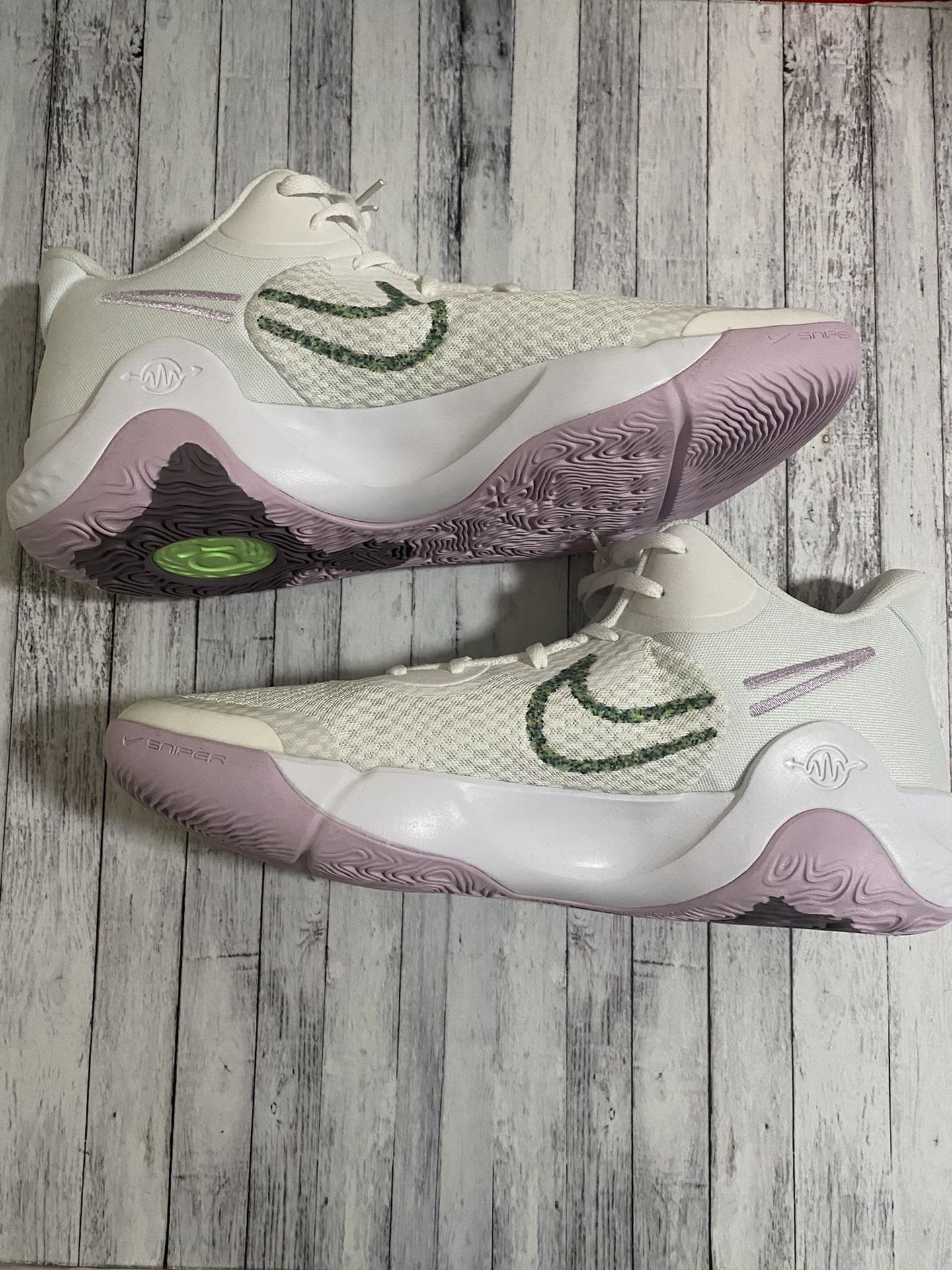 Nike KD Trey 5 IX Summit White/Lime Glow DJ6921 100 Men's