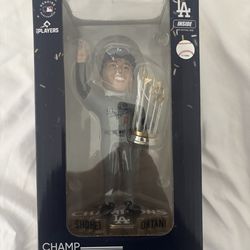 FOCO Shohei Ohtani 2024 World Series Champion Bobblehead 8" Los Angeles Dodgers