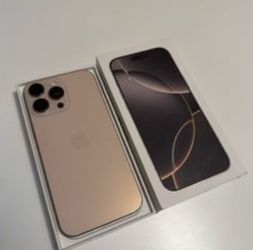 iPhone 16 pro max 256gb