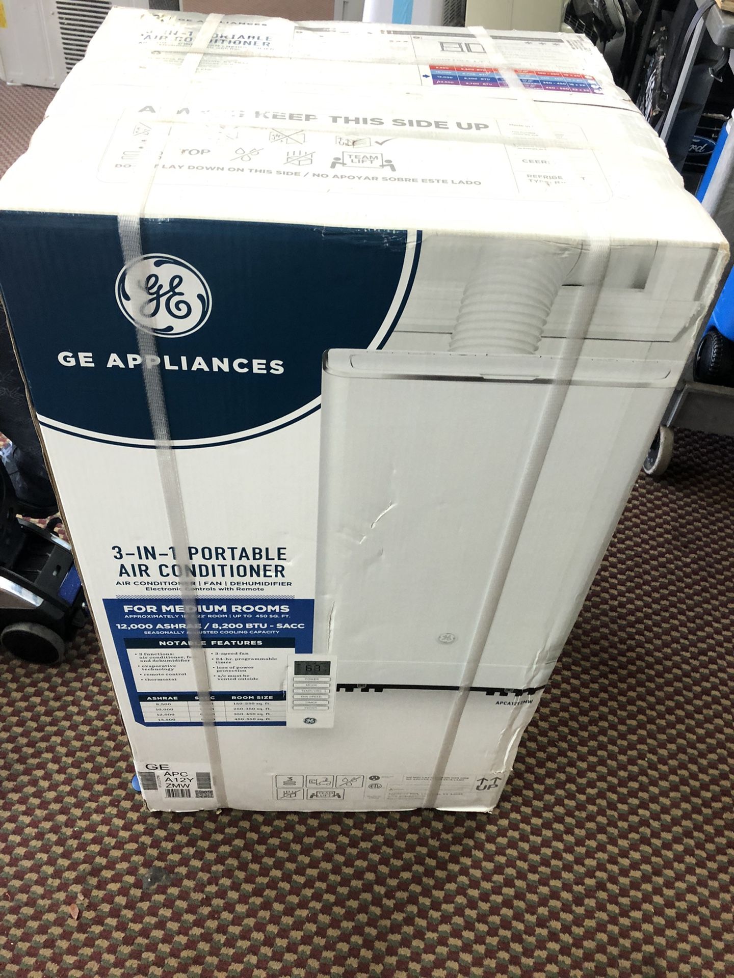 Ge 3 In 1 Portable Ac Unit 12000 BTU