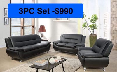 FREE DELIVERY💥Brand New 💥3PC Sofa, Loveseat, Chair Set 