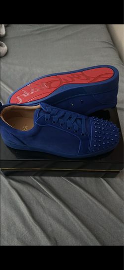 Blue Christian Lou Red bottoms Size 11