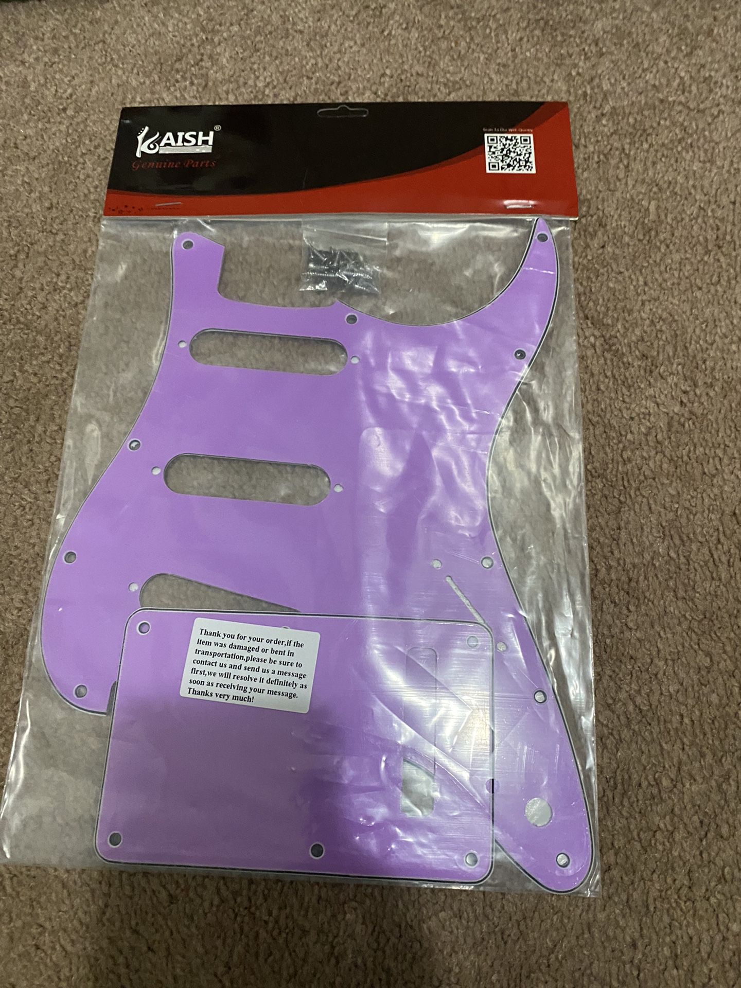Pic Guard For Fender Strat.