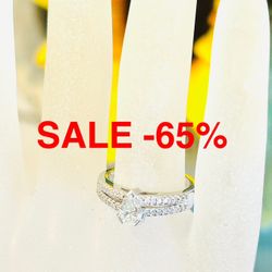 Engagement Ring Diamond Anniversary RingNATURAL DIAMONDS 💎 ❤️DAYSALE -60% THE APPRAISAL IS FROM WHEN GOLD WAS $2000 NOW ITS OVER $4000 See Appraisal 