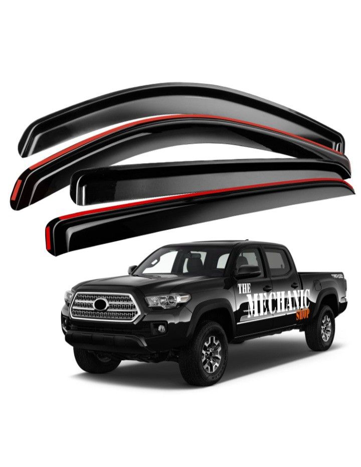 Toyota Tacoma Window Deflectors Vent Visors