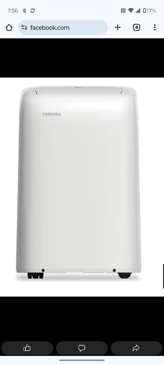 Toshiba Air Conditioner (AC) 6000 BTU 250 SQ Ft