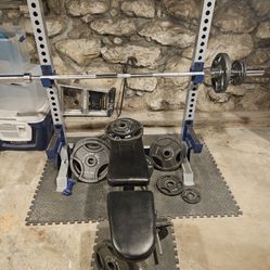 Olympic Weight Bench And Weights