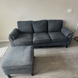 Small Couch And Ottoman