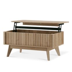 Brooklyn Lift Top Coffee Table, Golden Oak