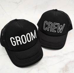 Fun bachelor hats bachelor party caps groom crew best man