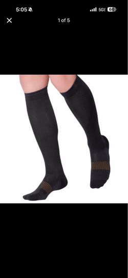 Brand New Costco Copper Fit Elite Compression Socks 2-pack, L/XL OR S/M