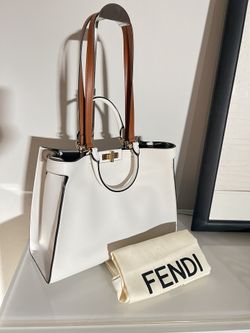 Fendi Vitello Seta Century Peekaboo X-Tote