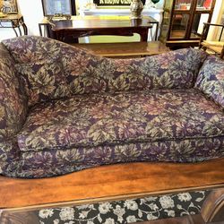 Maroon Leaves Sofa