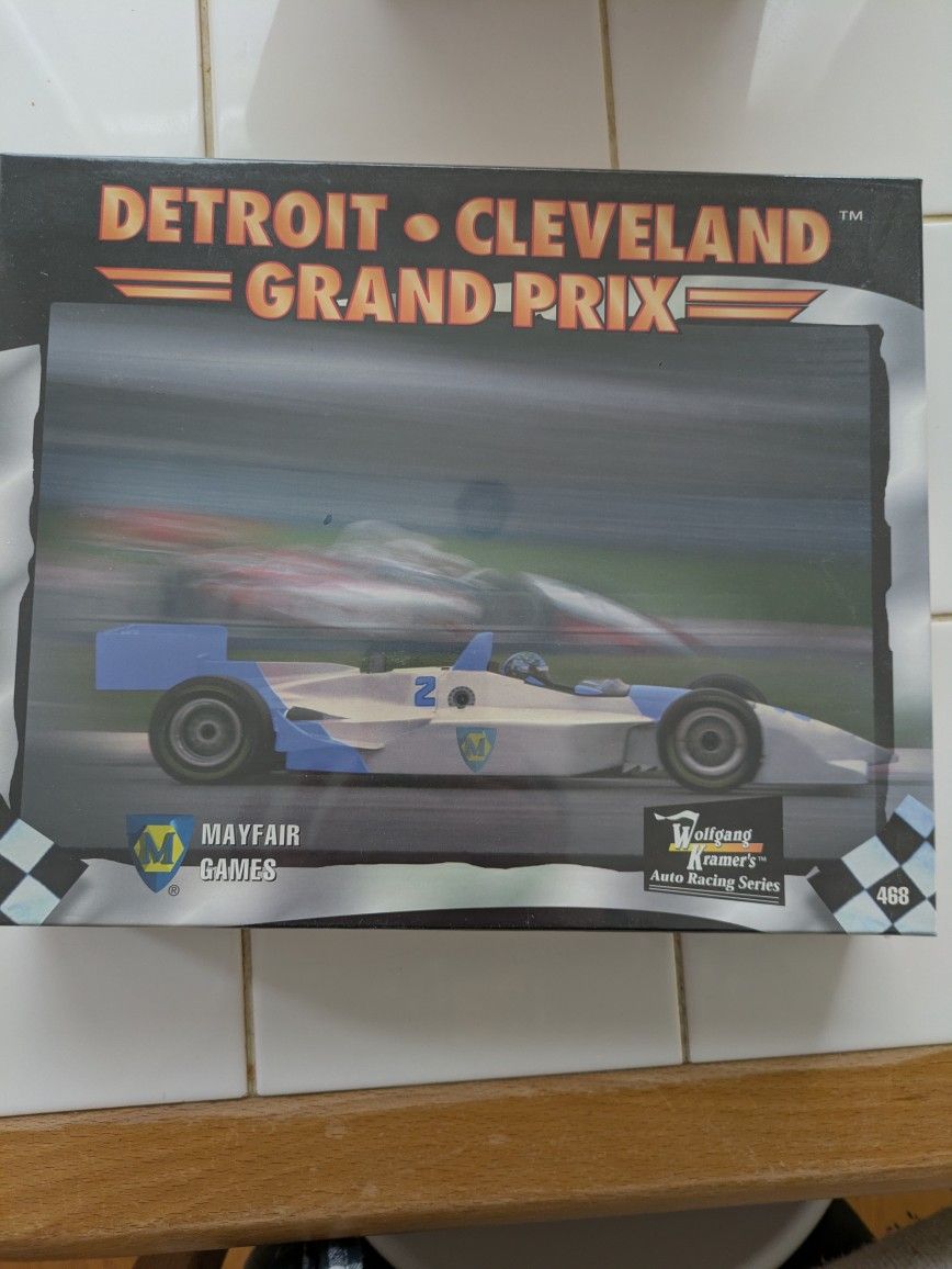 Detroit-Cleveland Grand Prix Boardgame $20